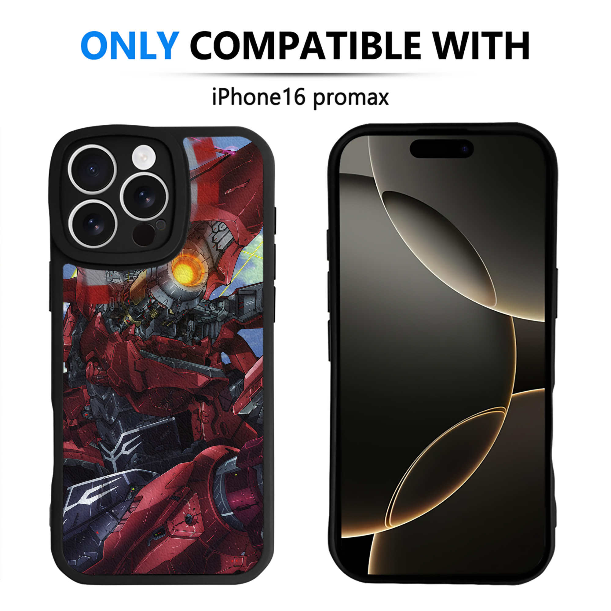 （画像用） 機動戦士ガンダム Mobile Suit Gundam 【iPhone 16シリーズ対応】シリコンスマホケース（レザー調） 材質：シリコン